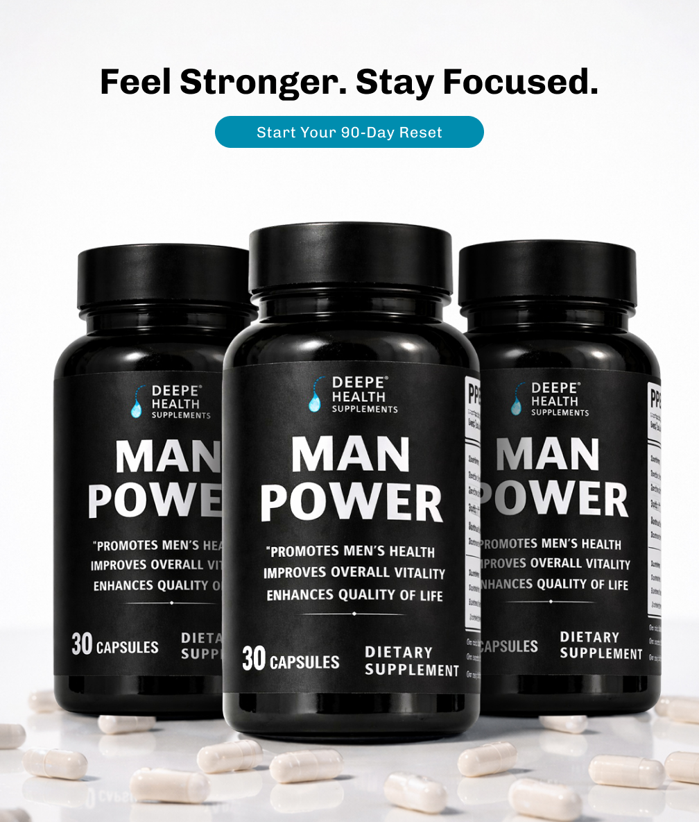 Man Power Herbal Supplement — Natural Energy & Testosterone | Deepe Health