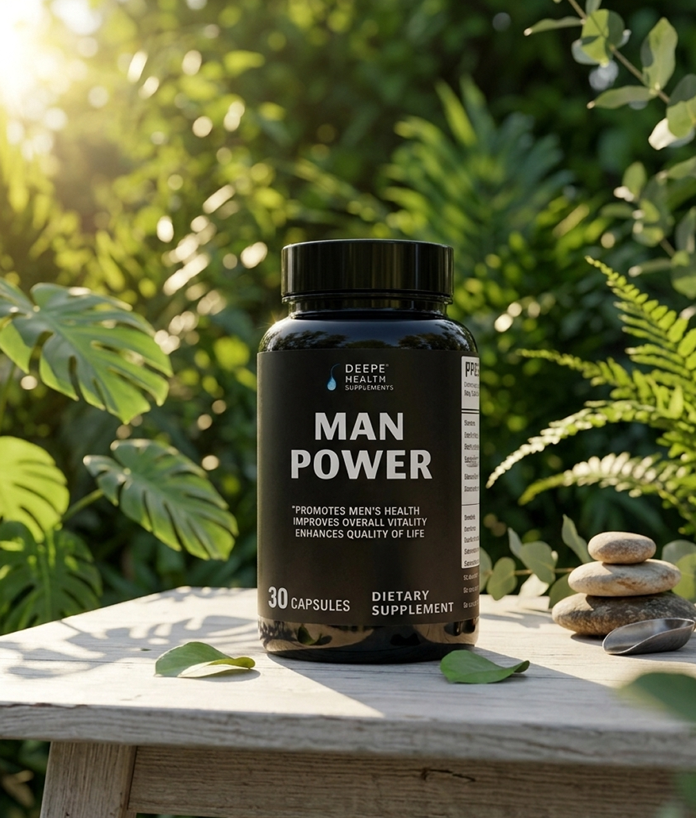 Man Power Herbal Supplement — Natural Energy & Testosterone | Deepe Health