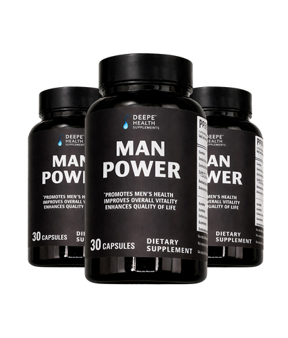 Man Power 3-Bottle Bundle — 90-Day Herbal Energy Reset | Deepe Health