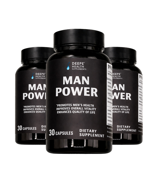 Man Power 3-Bottle Bundle — 90-Day Herbal Energy Reset | Deepe Health